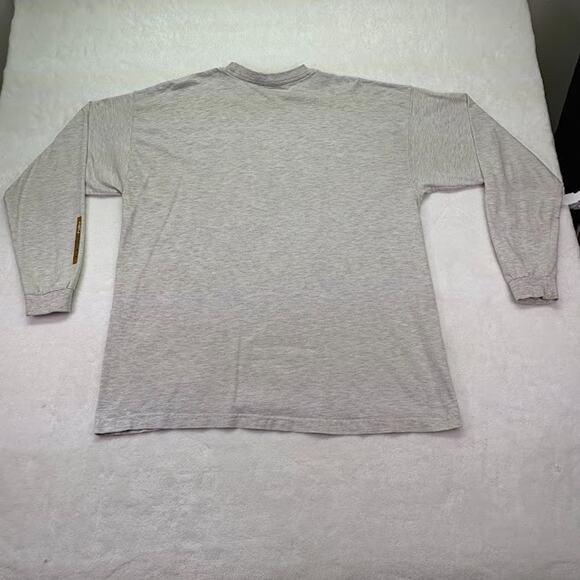 Vintage Rare FUBU Platinum Fat Albert Y2k Gray Long Sleeve Shirt XL Hip Hop - Picture 3 of 10